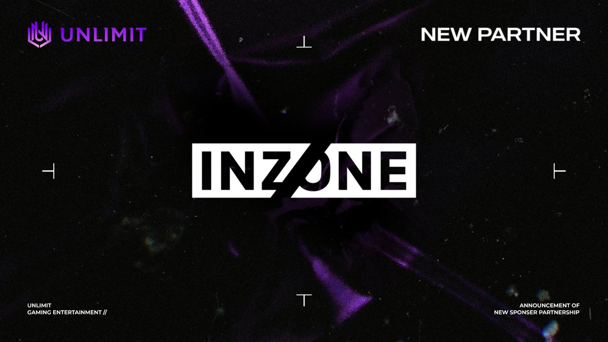 【🎉スポンサー契約のお知らせ🎉】
このたび、eスポーツチーム「UNLIMIT」は、
ソニーのゲーミングギアブランド「INZONE」様と
スポンサー契約を締結いたしました。

📝unlimit.games/news/k19121rsb…

#UNLIMIT #INZONE