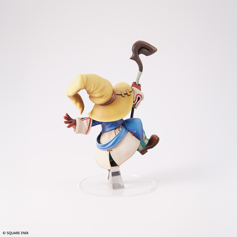 『ファイナルファンタジーIX』より、「ビビ」が「FORM-ISM（フォルミズム）」に登場！25周年を記念し、衣装の質感などを再解釈した姿で立体化しました。片足を上げたポーズが印象的な、躍動感あふれるデザイン。#FF9 #FF
sqex.to/NzrVt