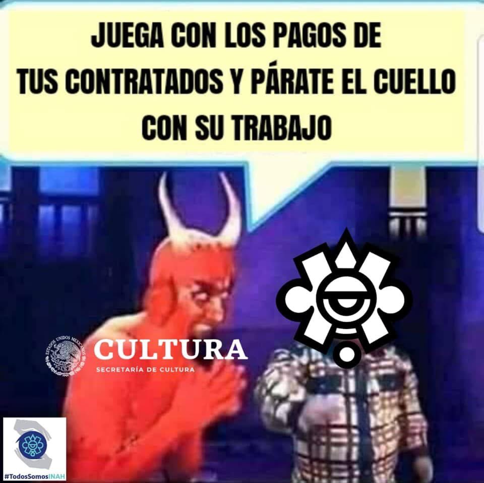 ¡Eso explica tanta maldad en el corazón de los de directivos y administrativos! 
🙄🙄

<a href="/Claudiashein/">Claudia Sheinbaum Pardo</a> <a href="/ccurieldeicaza/">Claudia Curiel de Icaza</a> 

#YaPágameINAH #TodosSomosINAH #INAHenCrisis #NoSomosEventualesSomosProfesionales