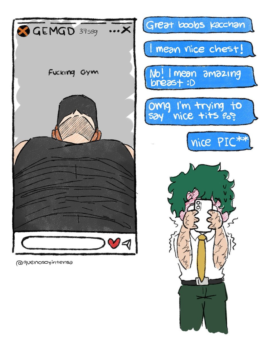 Artists, Show me your most popular piece 🫶🏻✨

Izuku being silly with words (or no) :p 

#dkbk #bkdk