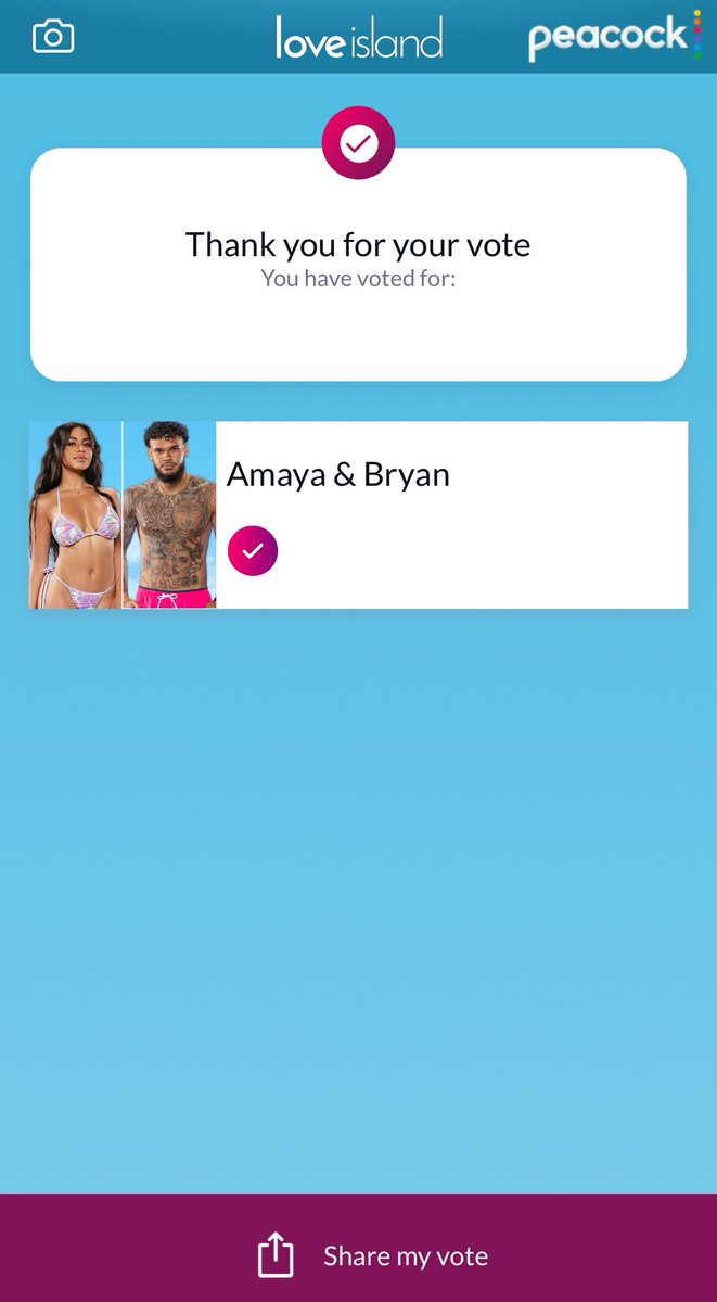 I never voted so damn fast in my life #LoveIslandUSA