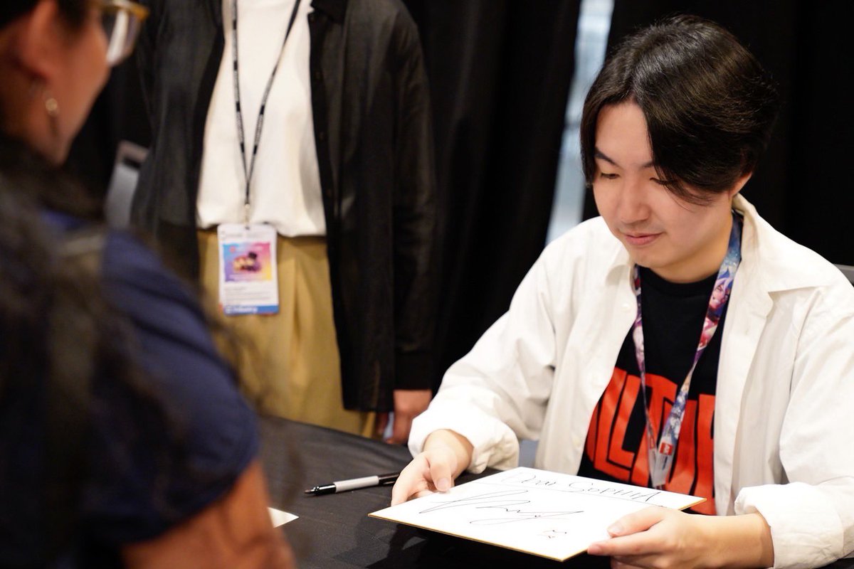 Amazing autograph session with Director Kuribayashi—thank you for the passion and energy🔥
A truly special experience!! #AX2025