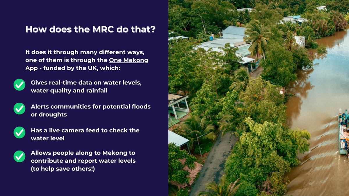 UKinLaos's tweet image. 🤝🏻 The UK was delighted to become a Development Partner of the @MRCMekong earlier this month, but what does that actually mean? scroll down to find out.

#DevelopmentPartners🇬🇧