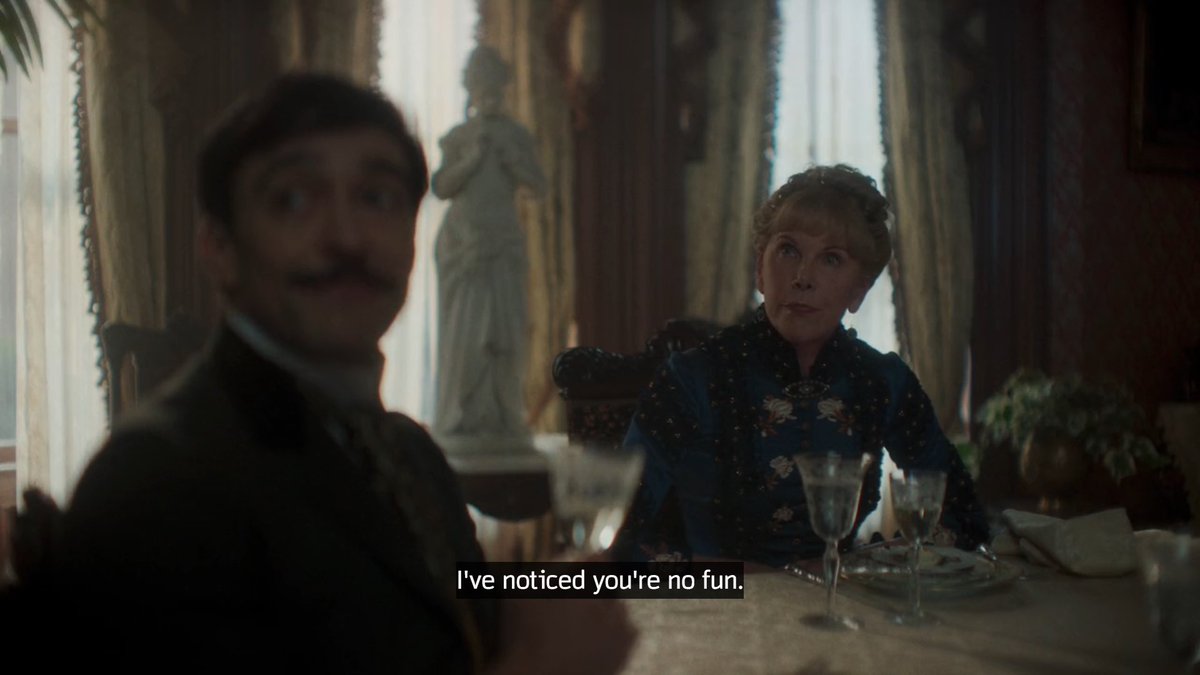 and the best one-liner of the week goes to #TheGildedAge