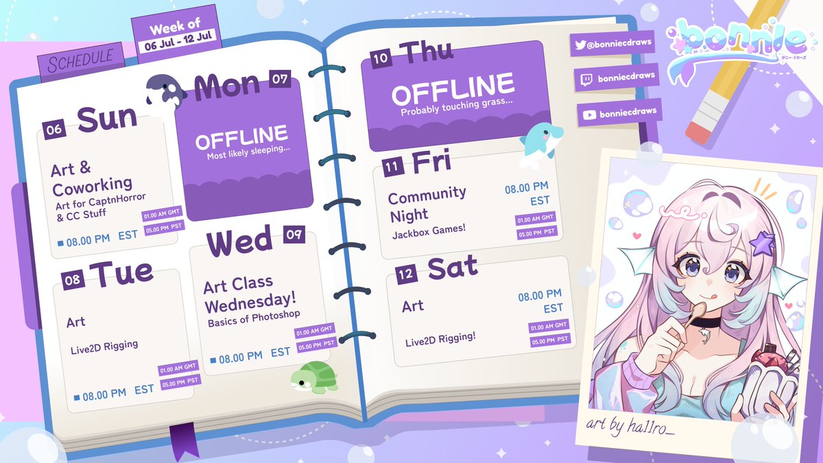 🫧 Bonnie Brushstroke 🐬✨🎨 Vtuber & Artist tweet media