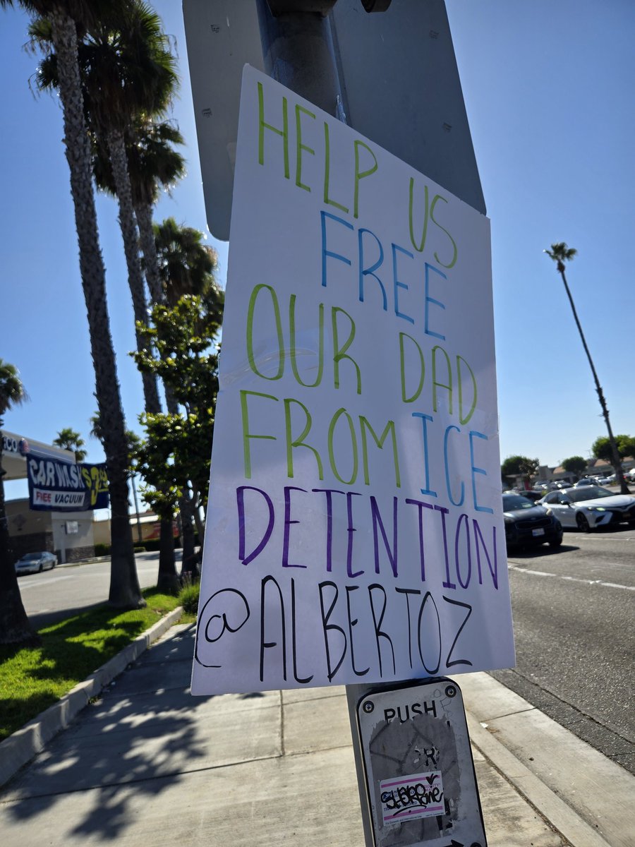 StephLarcome's tweet image. #Anaheim, CA. Five minutes on foot from my house. The family hasn't heard from him in a few days and he sustained an eye injury during arrest. No, I didn't ask anyone who the fuck they voted for because I'm not petty in a tragedy. 😡 #ICERaids #Fascism