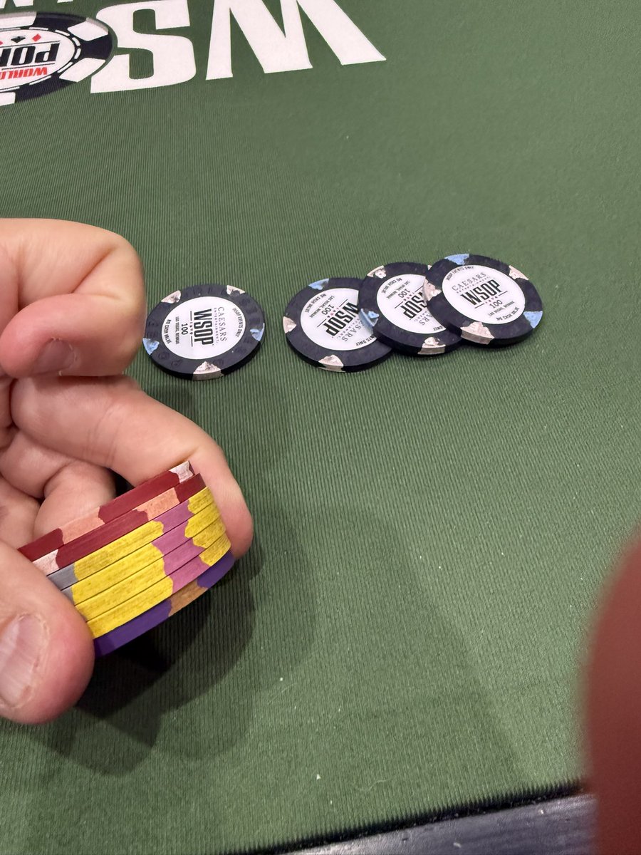 Chad Holloway (@chadaholloway) on Twitter photo Won the race off!
14500 on Day 2 of the <a href="/WSOP/">WSOP - World Series of Poker</a> Main Event coming back to 1000/1500/1500. Let’s go!!!! Won the race off!
14500 on Day 2 of the <a href="/WSOP/">WSOP - World Series of Poker</a> Main Event coming back to 1000/1500/1500. Let’s go!!!!