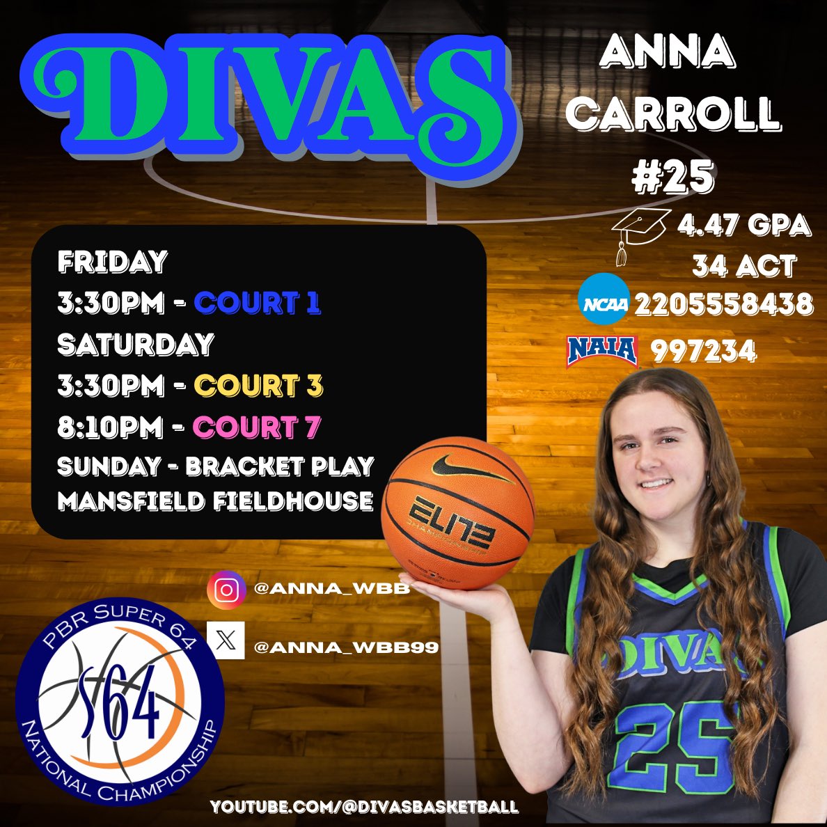 Schedule posted for <a href="/PBRhoops/">Premier Basketball</a> #super64  this weekend in Mansfield, TX - #recruitdivas #phonelinesopen