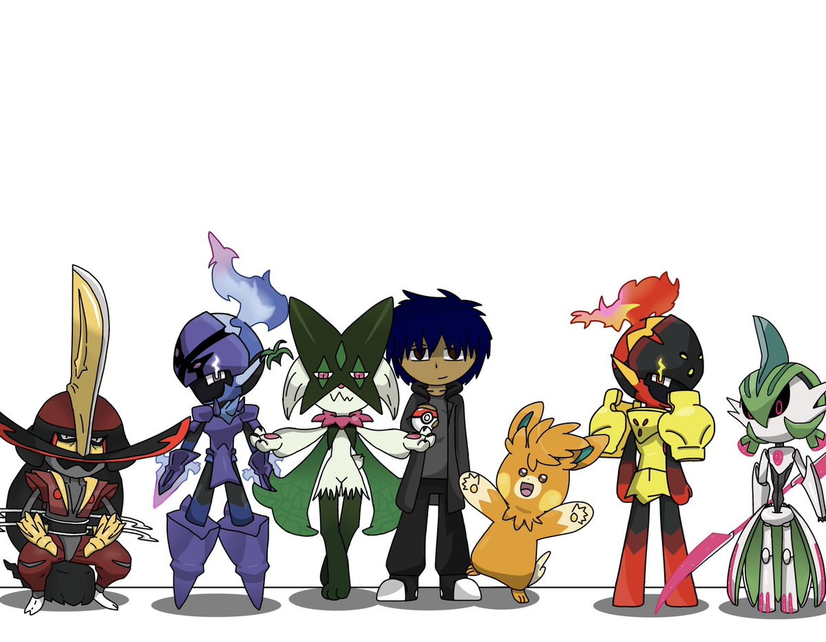 KindastinkyReal's tweet image. My Violet team on Pokemon (I couldn’t be bothered to draw Miraidon)
This took a long while at 34 hours