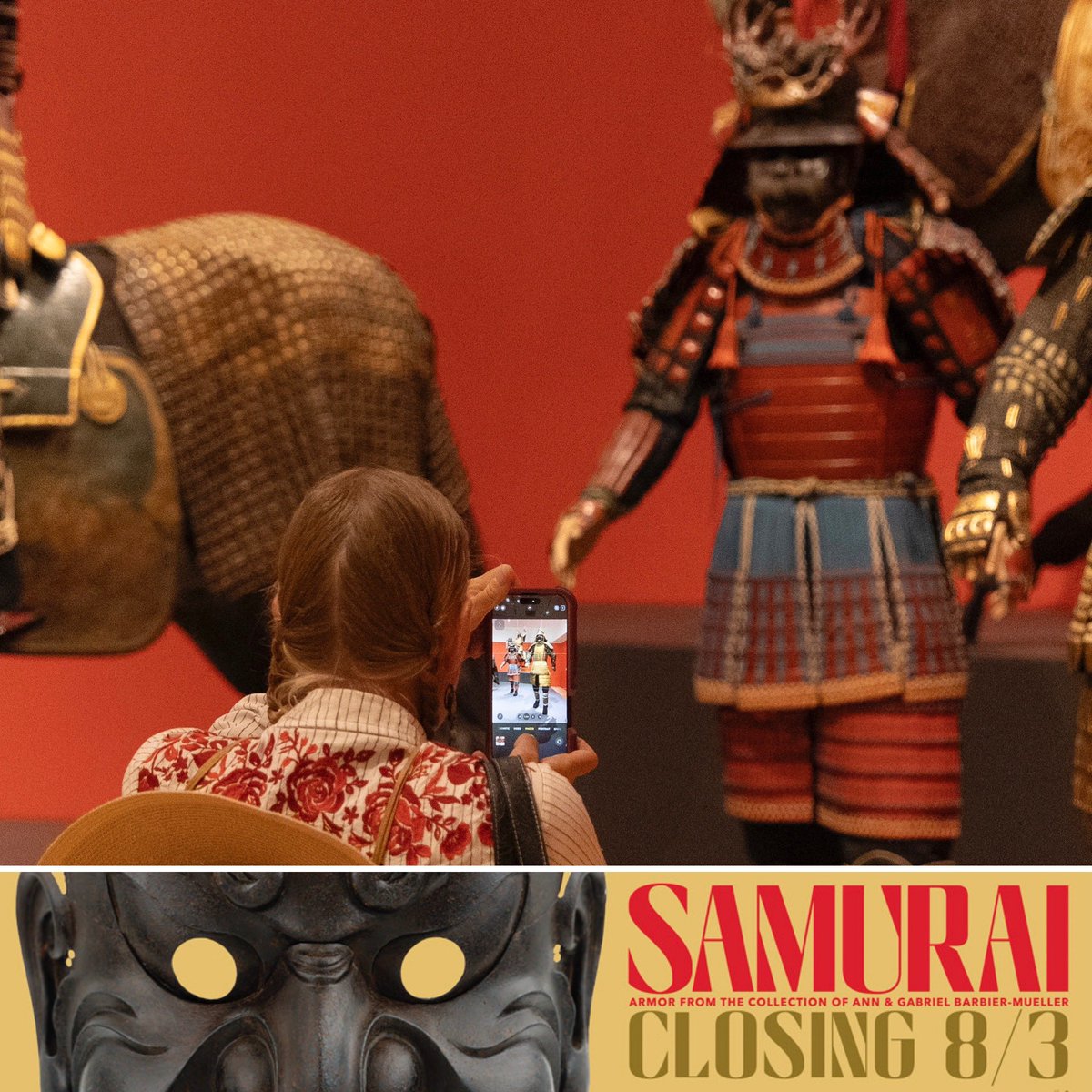 Time is running out to experience SAMURAI AT PHILBROOK! Only 20 open days left. Don’t miss it. 🗡️ 🇯🇵