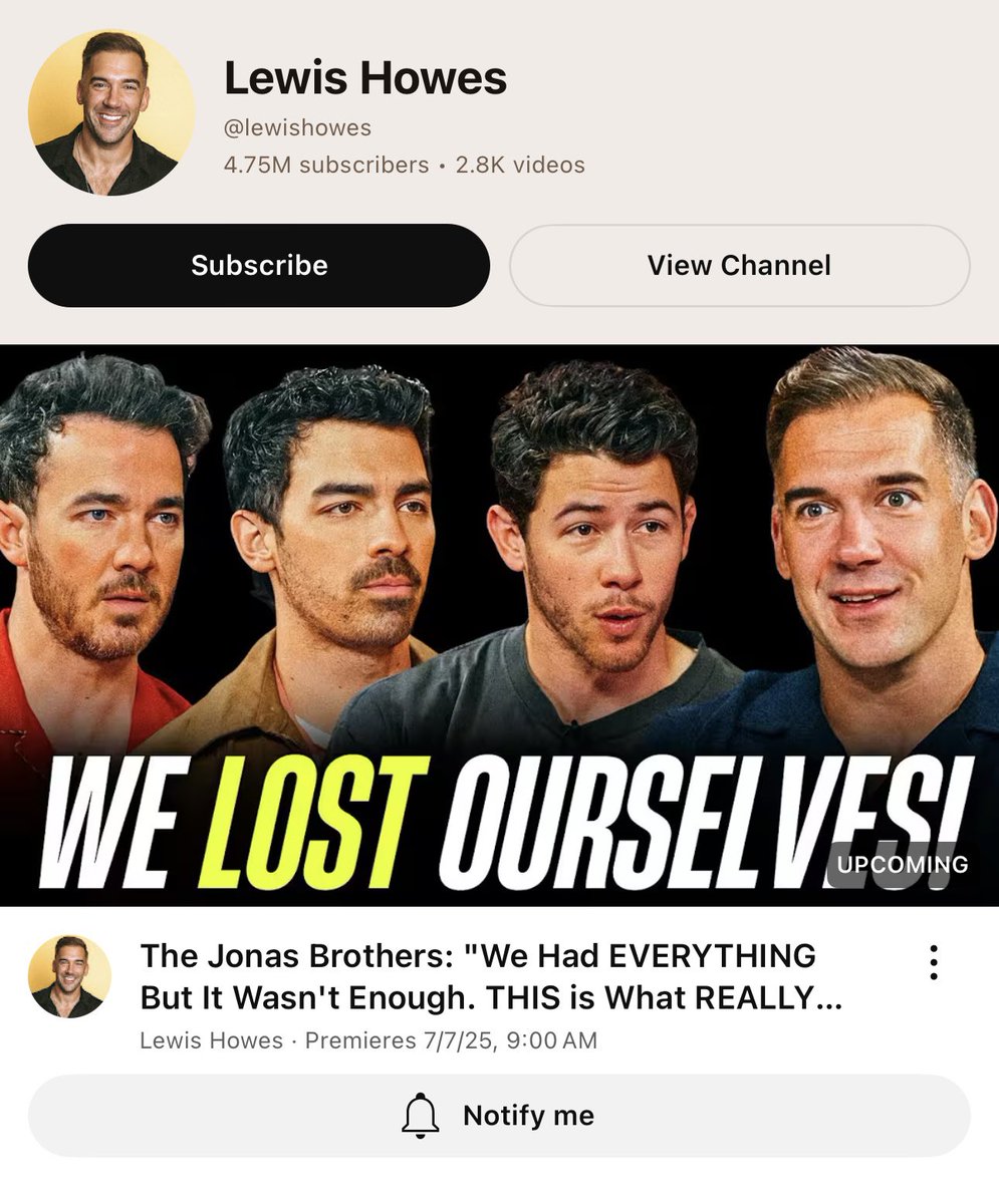 Looking forward to this <a href="/jonasbrothers/">Jonas Brothers</a>! youtu.be/gT0sgwS6tHY?si…