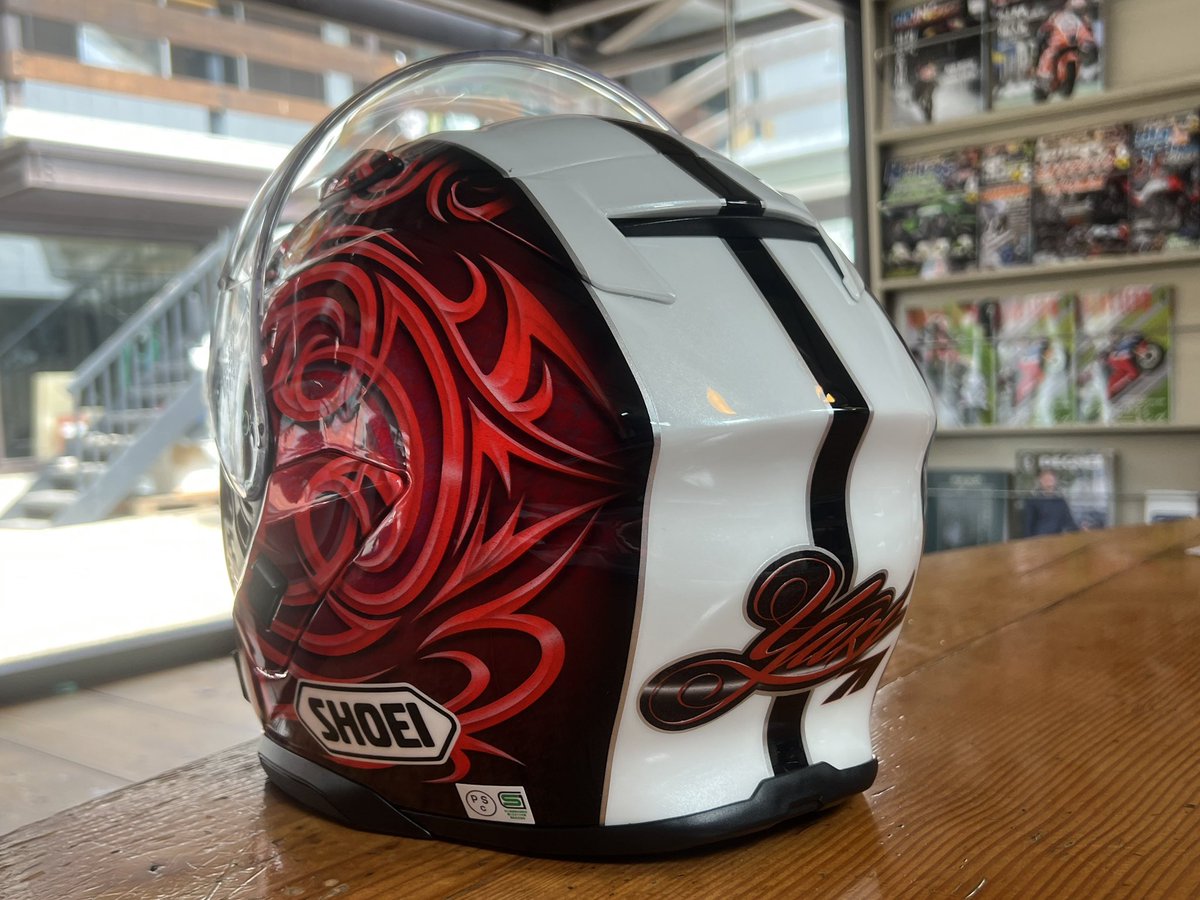 SHOEIさんからのニューアイテム
ジェットヘルメットのJ-Cruise3、カガヤマカラー(^^)
スクーリングイベント時や真夏ツーリングには快適快適でした〜。

SHOEI Helmets

👉 [炎上再生クラウドファンディングプロジェクトページURL]
camp-fire.jp/projects/85465…