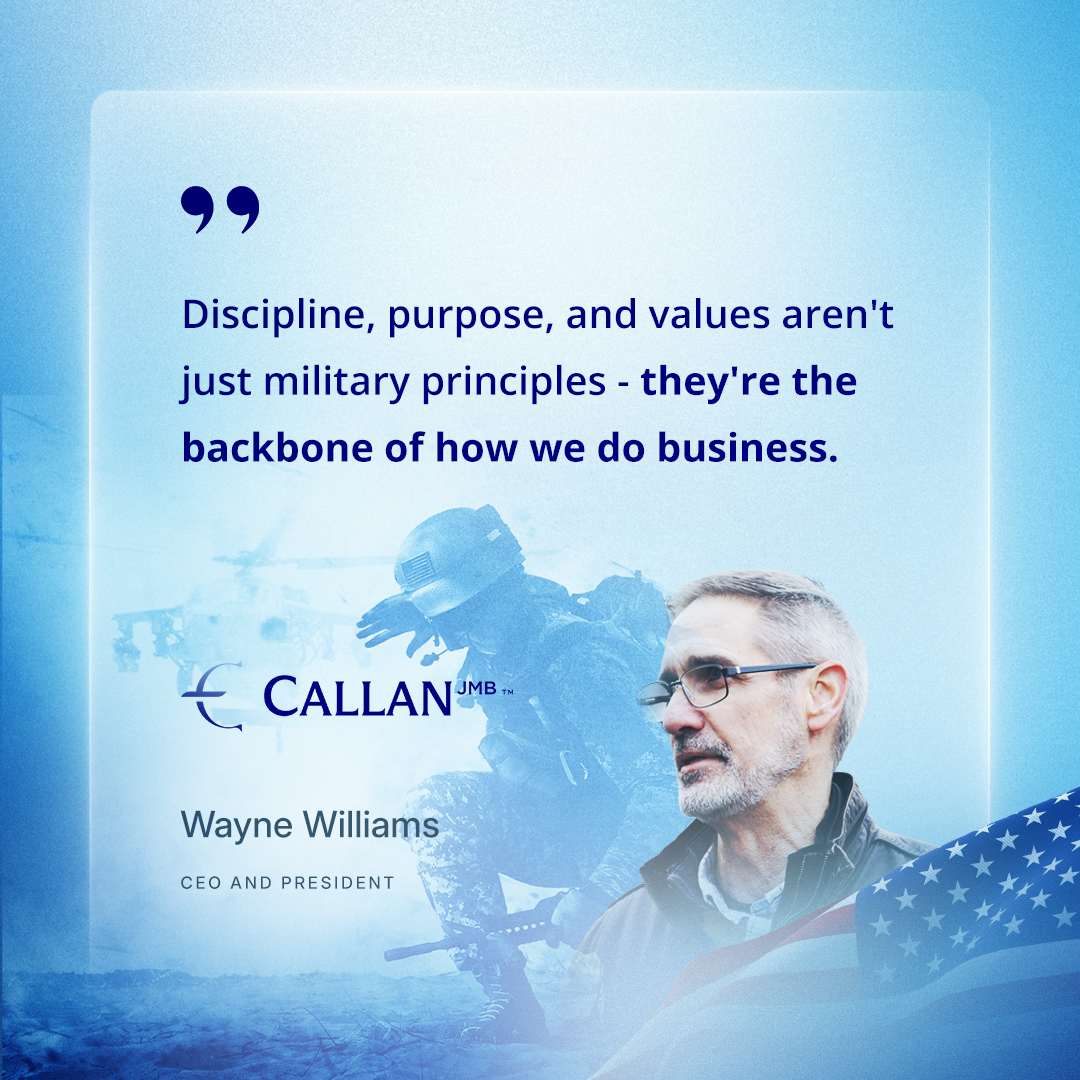 CallanJMBInc's tweet image. Leadership at Callan JMB starts with character.

We don’t just build strategy, we lead with integrity, consistency, and care. callanjmb.com

#CallanJMB #LeadershipMatters #BuiltOnValues $CJMB