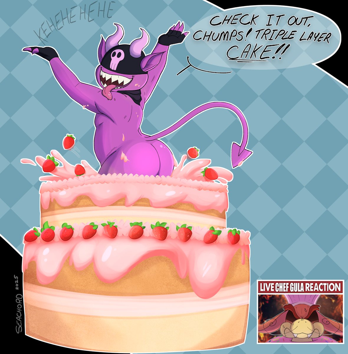 smutchord.bsky.social (@smutchord) on Twitter photo Gift art for Boone, banned from yet another kitchen for committing to the bit :'(
Also featuring <a href="/StrawberryOctii/">StrawberryOctii: Wishlist Kings of Hell on Steam!</a>'s Gula 👨🍳
#kingsofhell Gift art for Boone, banned from yet another kitchen for committing to the bit :'(
Also featuring <a href="/StrawberryOctii/">StrawberryOctii: Wishlist Kings of Hell on Steam!</a>'s Gula 👨🍳
#kingsofhell