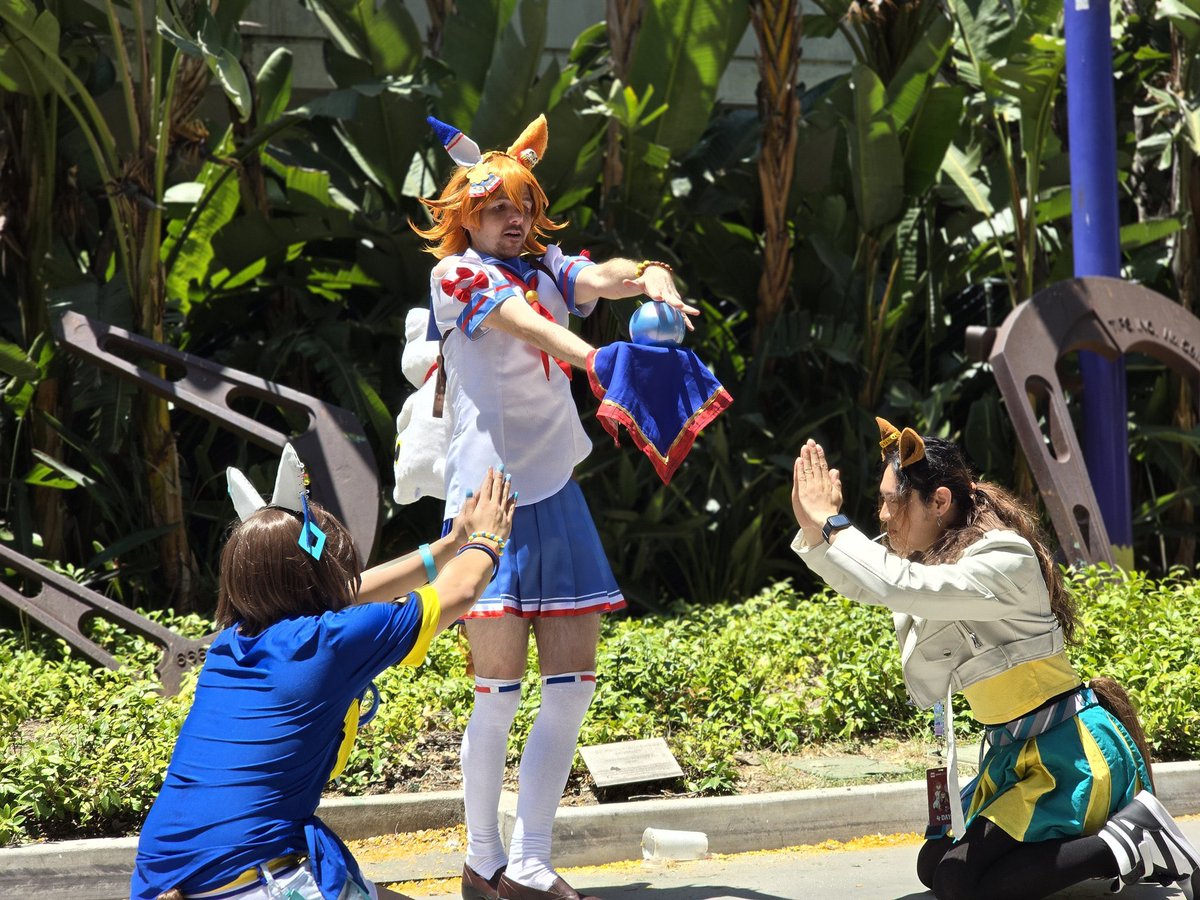 Nanomode_'s tweet image. Bringing lots of luck to anime expo! I cosplayed Matikanefukukitaru, and met many other umamusume fans. Thank you everyone for making umamusume an absolutely incredible community to be a part of. Lucky Comes True!!