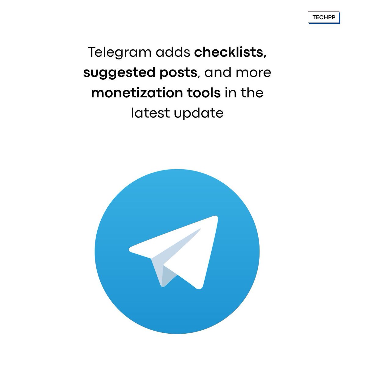 techpp's tweet image. Telegram adds checklists, suggested posts, and more monetization tools in the latest update

#TelegramUpdate #Telegram