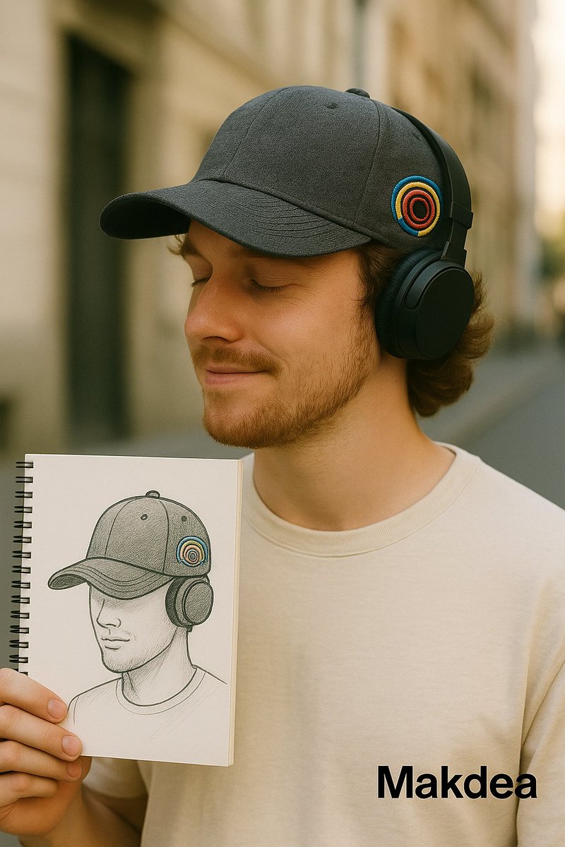 Makdea_Creators's tweet image. Aiden 🇨🇦 created a hat with built-in headphones.
🎶 Listen + wear = lifestyle.
🧢 Sold 200 units in 48h. Now in 3 online stores!
🗯️ “It’s not just an accessory — it’s a vibe.”
Want to design wearables too?
📩 iMakdea@gmail.com
#Makdea #AccessoryDesign #SmartStyle #WearableDesign