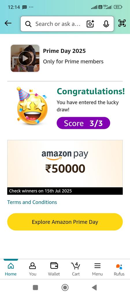 dashdeb40's tweet photo. Hoping for a win #AmazonQuiz https://t.co/19BkUr3wyM