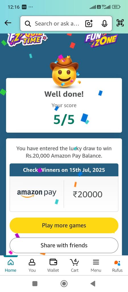 dashdeb40's tweet photo. Hoping for a win #AmazonQuiz https://t.co/19BkUr3wyM