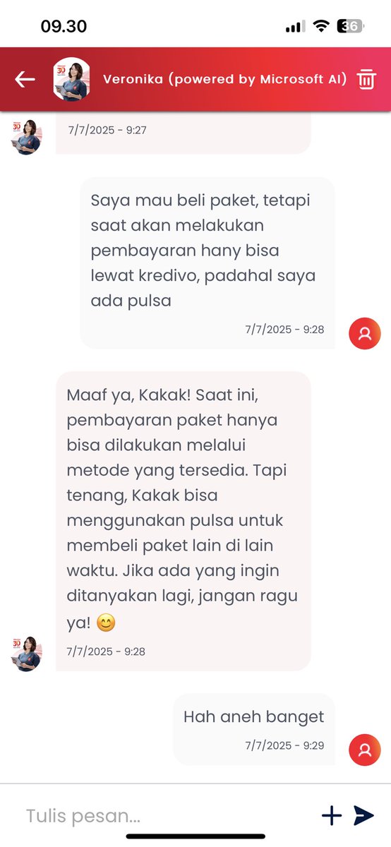 Telkomsel makin hari makin aneh <a href="/Telkomsel/">Telkomsel</a>