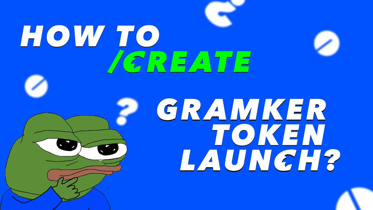 Launch your token right inside Telegram with t.me/gramkerbot!

Just add the boto any Telegram channel or group, give it admin rights, and type /create to deploy your token instantly.

You can also use /link to connect your group and show your community to the world.