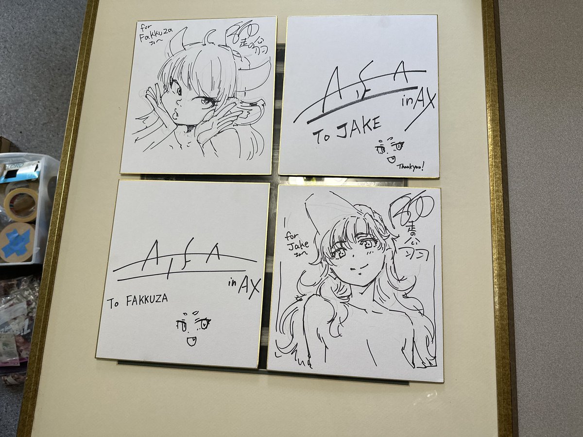 Fakkuza (@fakkuzathegreat) on Twitter photo Already framing my shishiki boards signed and doodled by the wonderful <a href="/Victim_Girls/">朝凪@冬コミ新刊出ました</a> and <a href="/siwasunookina/">師走の翁@The Rated R Super H Comic Creator</a> I want to thank <a href="/J18Publishing/">J18 Publishing 🔜 SDCC</a> and <a href="/FAKKU/">FAKKU</a> for always bringing amazing guests!!!! Already framing my shishiki boards signed and doodled by the wonderful <a href="/Victim_Girls/">朝凪@冬コミ新刊出ました</a> and <a href="/siwasunookina/">師走の翁@The Rated R Super H Comic Creator</a> I want to thank <a href="/J18Publishing/">J18 Publishing 🔜 SDCC</a> and <a href="/FAKKU/">FAKKU</a> for always bringing amazing guests!!!!