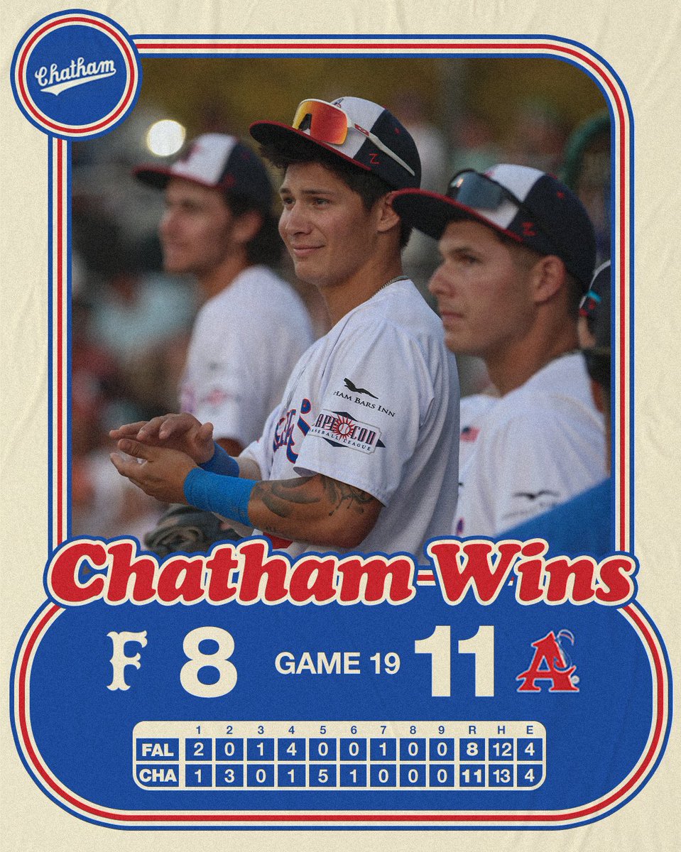 Three hours and thirty six minutes later, the Anglers win.