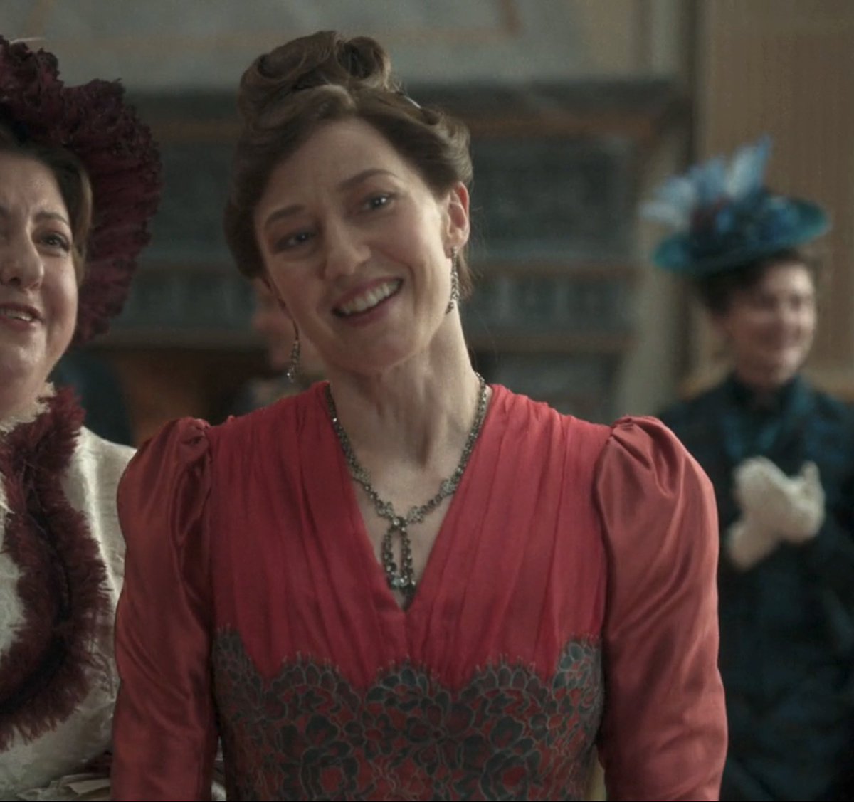 when you’ve sold off your daughter to some guy w a stupid mustache she doesn’t know and told him he could steal her money but you look cute doing it #thegildedage