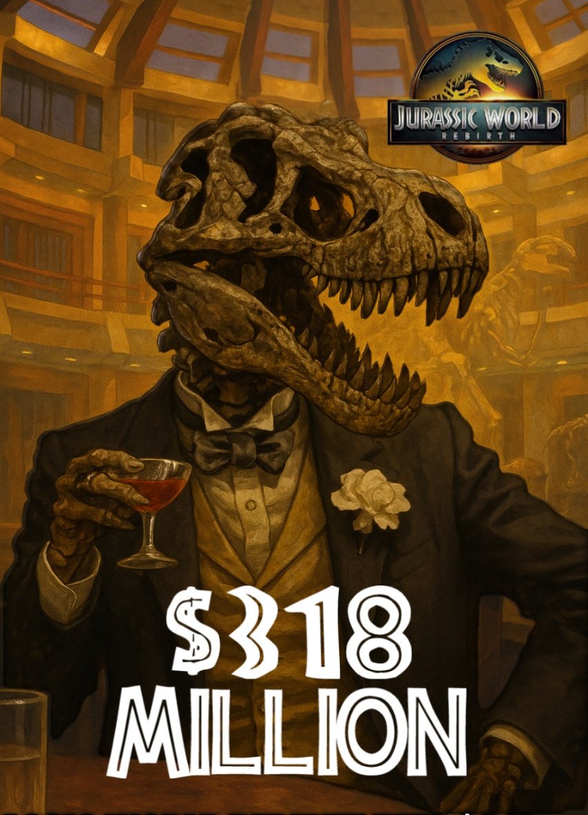 The haters will tell you #JurassicWorldRebirth was boring.
Me: