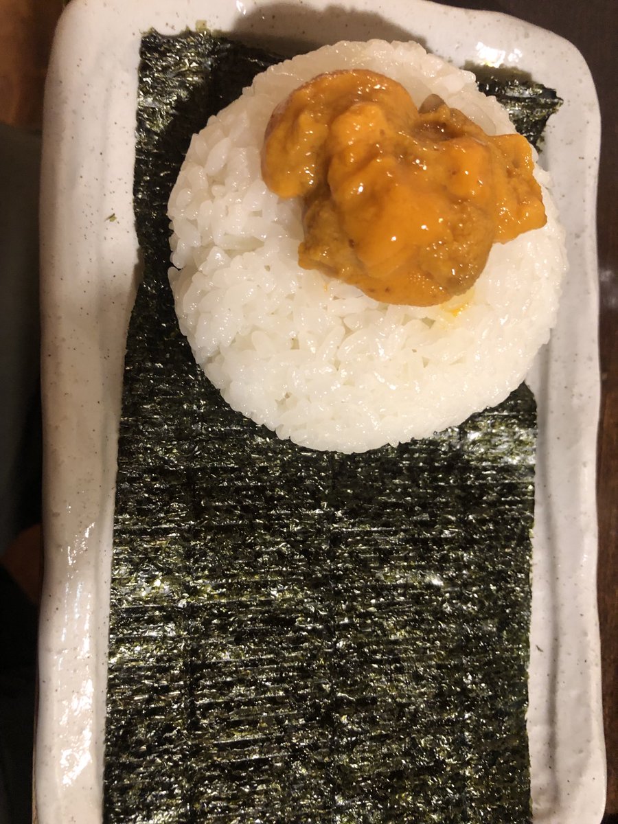 COMESTRAIGHT81's tweet image. うにおにぎり