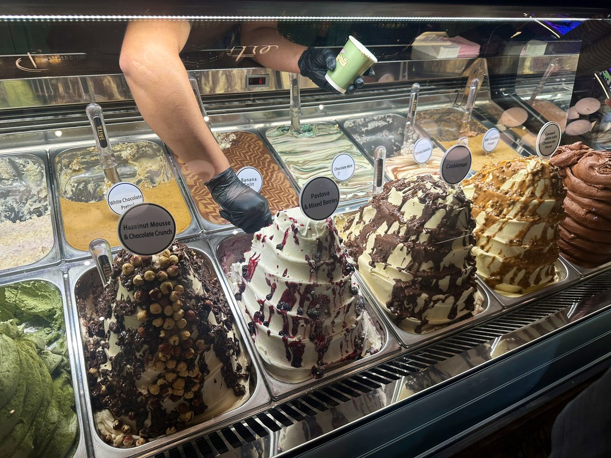 A beautiful summer evening calls for some ice cream. 

Finally tried the famous Anita Gelato near Madison Square Garden. I loved the caramel cookie with cheesecake flavor. The pistachio flavor was a bit salty, threw me off. 

#icecream #treats #anitagelato #gelato