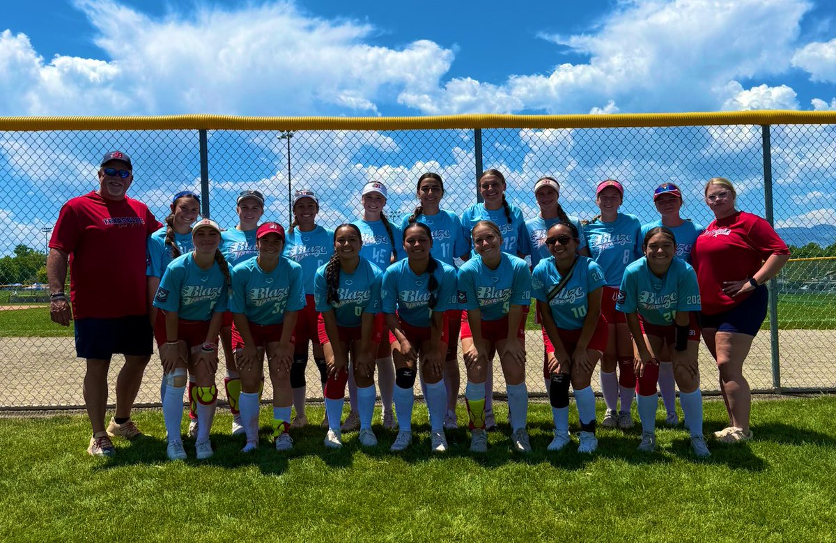Final from Colorado:
Texas Blaze KTX fell to Texas Bombers Farmer in a hard-fought 6-5 battle. The girls went 5-4, showing heart, grit, and determination every step of the way. They competed with pride and left it all on the field! 

#TexasBlaze #BlazeStrong #BlazeOn #ProudCoach