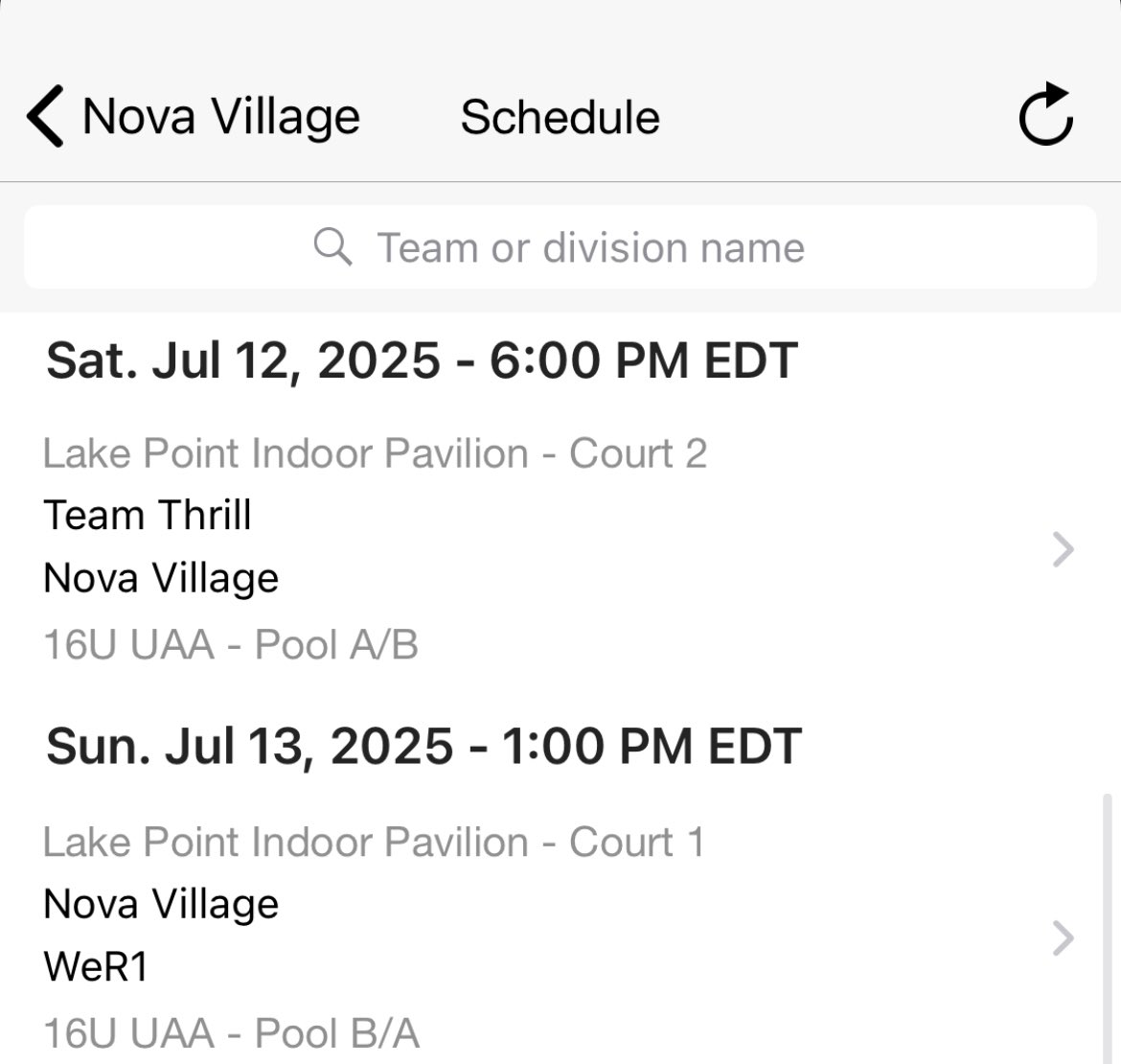 Here’s my schedule for UAA session 3!