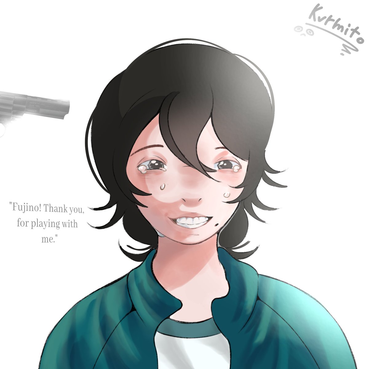 Kvrmit0's tweet image. Lookback squidgame🦑😋

#lookback #ルックバック