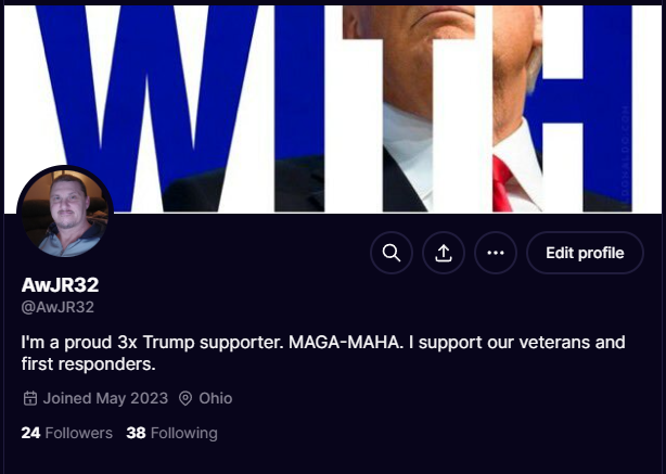 AWY32jr's tweet image. Here's my Truth Social. Drop yours below so I can follow you over there. 🙏🇺🇸🇺🇸🙏