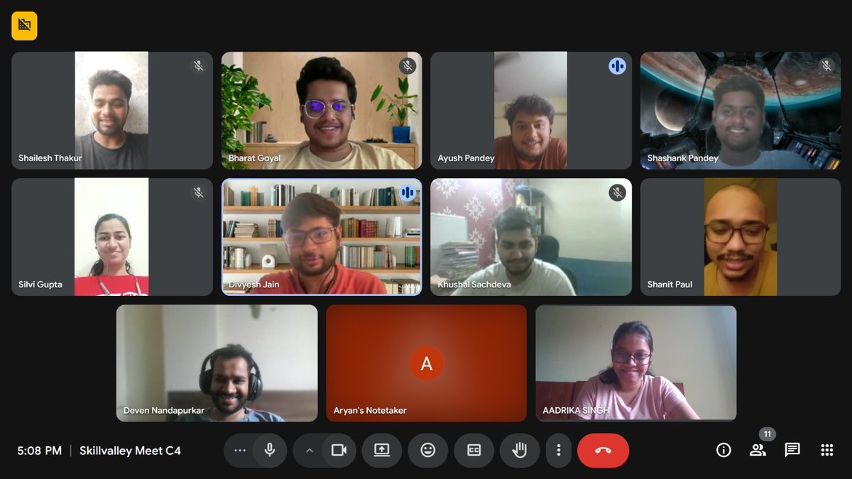 pandeyAyush21's tweet image. So finally we had @skillvalley_in  cohort 4 meet...

Feels like a timelapse..

few years back, everyone was either in college or was about to enter their first job and now today

1/ Everyone is in a job
2/ Some of them got their first JOB
3/ Few are doing higher studies

Feels so…