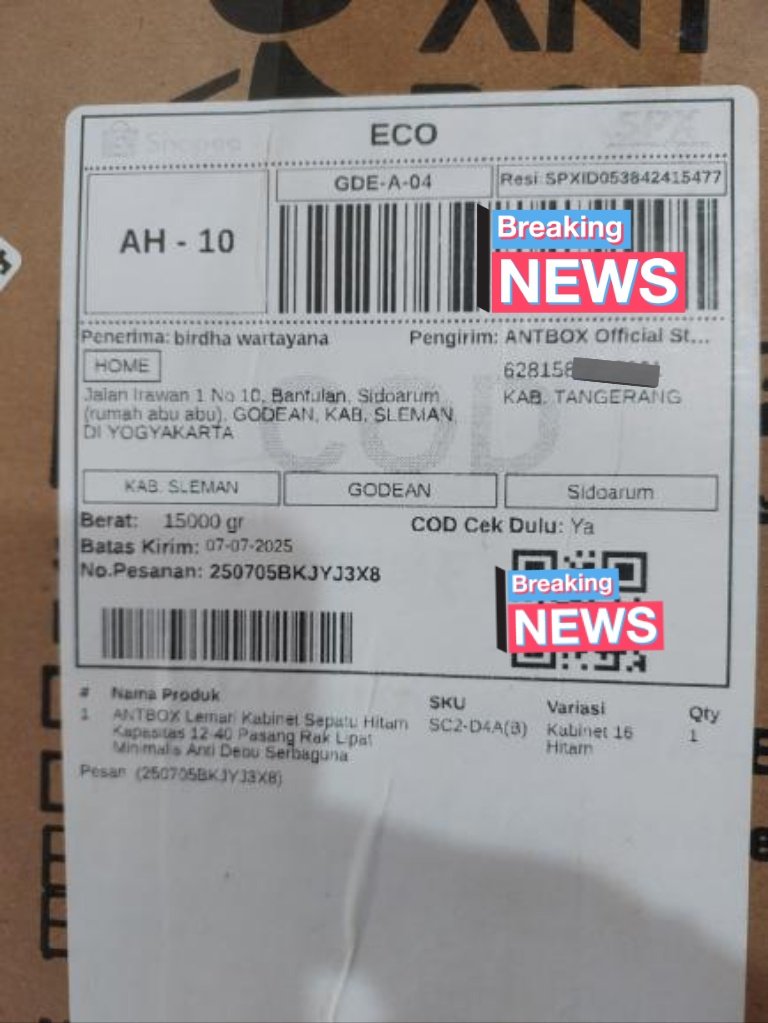merapi_uncover's tweet photo. [Breaking News]09:51 imbas mas mas pelayaran yang viral kemarin banyak order fiktif yang masuk, kurir dan seller yang dirugikan.

Order fiktif , pesen di alamat birdga , nomer tidak bisa dihubungi , paketnya cod

Mohon maaf. Nama disamarin ya min https://t.co/PlPDUQzR9N