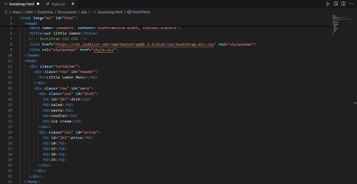 akul_kakkar's tweet photo. Solved it! 🎉 To make my header div fit perfectly inside the container div, I used CSS position attributes and width: 100% for header div. #CSS #WebDev 
(Header position to relative and container position to absolute) https://t.co/iQC5OCMjtv