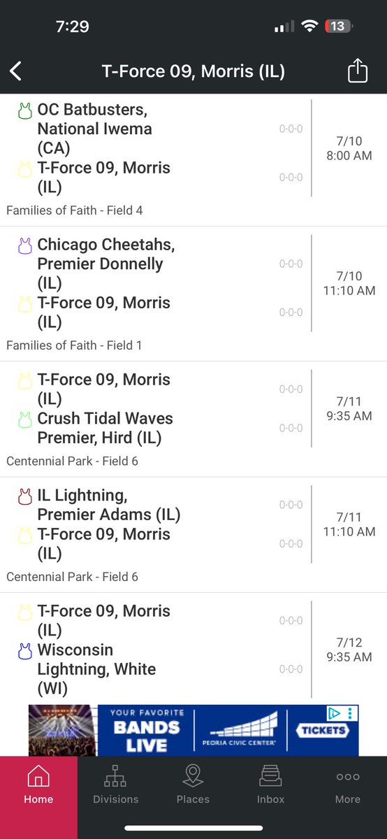 T-Force 09 wrapped up the Top Gun Patriot with a 4-2 record 💪 Proud of the fight all weekend long! Next week, we’re back at it for LP4U Stars &amp; Stripes 🇺🇸🔥 #TForce #NoExcuses <a href="/IHartFastpitch/">I❤️Fastpitch</a> <a href="/SunilSportsNews/">Sports News By Sunil Sunder Raj</a> <a href="/DirectRecruits/">Direct Recruits</a> <a href="/DDSBandEvents/">Diamond Direction</a> <a href="/ExtraInningSB/">EXTRA INNING SOFTBALL</a> <a href="/TopPreps/">TOP PREPS @TopPreps | X | Sports News & Recruiting</a> 

Schedule ⬇️!