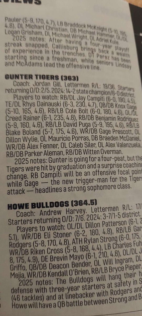 Big year coming 👀👀

<a href="/dctf/">Dave Campbell's — TexasFootball.com</a> <a href="/GunterWrestling/">Gunter Wrestling</a> <a href="/gunter_football/">Gunter Tiger Football (5xStateChamps)</a> <a href="/TMA79_/">Trench Mobb Academy</a> <a href="/Coach_Rags/">Cory Ragsdale</a> <a href="/KnoxGage2/">Knox Gage</a> <a href="/JayCampiti3/">Jay Campiti</a> <a href="/boltcole10/">Cole Bolt</a> <a href="/MoPorras72/">Mauricio “Big Mo” Porras</a> <a href="/AlexFenner18/">Alex Fenner</a> <a href="/caleb_siler/">Caleb Siler</a> <a href="/BlakeBoland03/">blakeboland</a>
