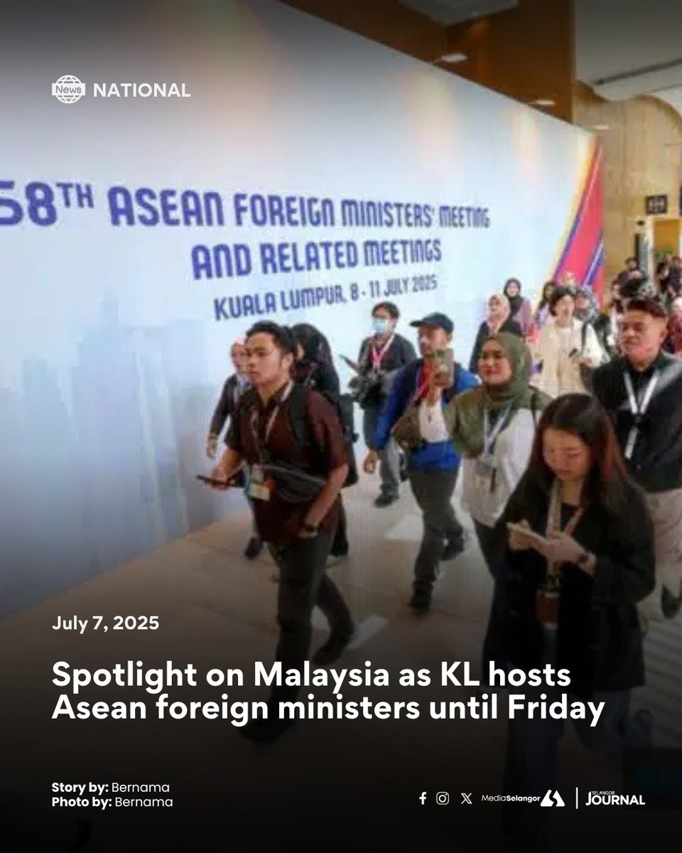 The Malaysian capital will be in the international diplomatic spotlight as it prepares to host the 58th Asean Foreign Ministers’ Meeting (AMM) and related meetings starting today.

The 58th AMM and related meetings, a key annual event in the Asean calendar, will be hosted by