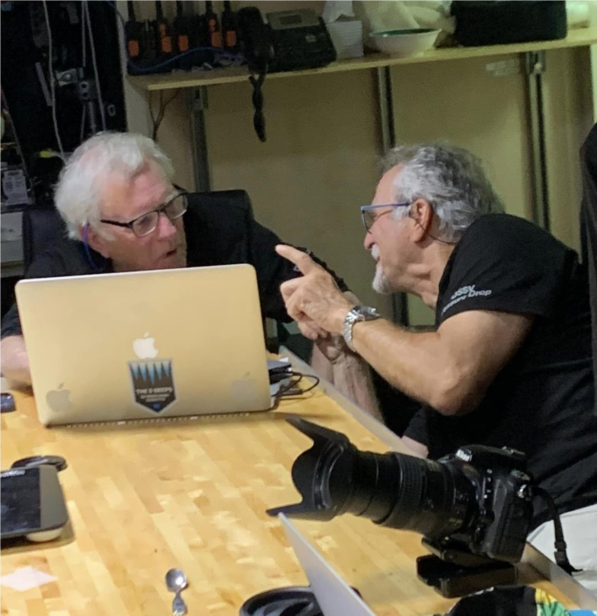 VictorVescovo's tweet image. Came across this today, from April 2019. My good friends Capt. Don Walsh, first to the ocean's bottom (with Jacques Piccard) and PH Nargeolet, who trained me to dive on Titanic. We lost them both in 2023, but they will never be forgotten. It was an honor to call them shipmates.