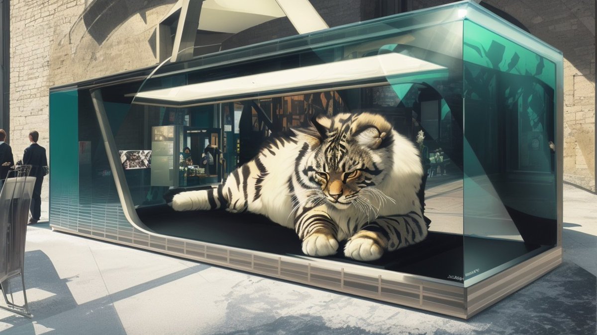 w3whq's tweet image. AiArt!
#catmuseum #catpic #bigcat #generativeai #openadoortoday