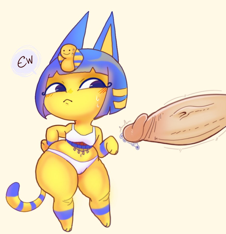 _MysteryKeys_'s tweet image. Ankha is disgusted