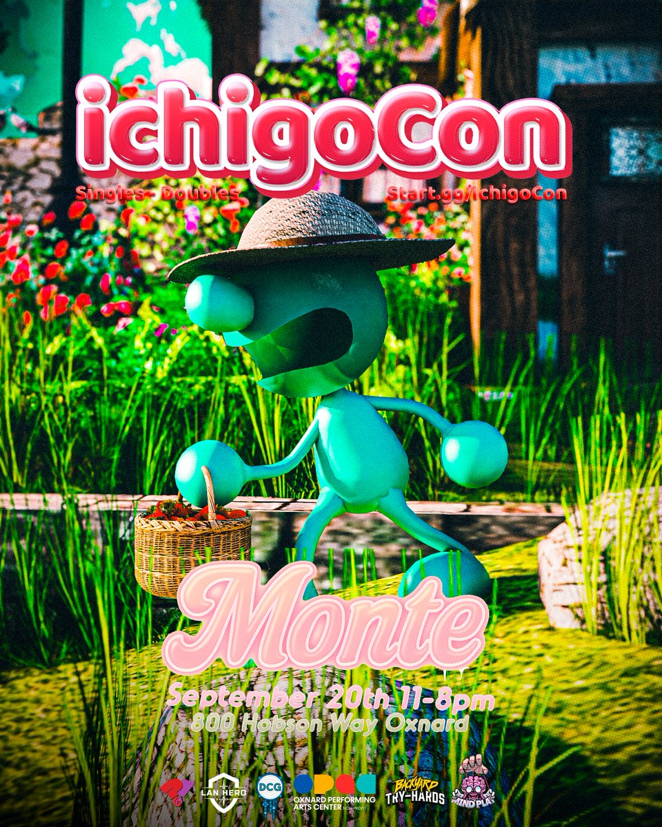 ichigoCon (@ichigocon805) on Twitter photo One of Socals finest <a href="/Monteant1/">POW | Monte / モンテ</a> is returning for IchigoCon! After great runs at Battle of BC, Worst of the West, and more we look forward to seeing his run at IchigoCon. Will he defend our home?
Standard registration ends at the end of July so sign up!
start.gg/tournament/ich… One of Socals finest <a href="/Monteant1/">POW | Monte / モンテ</a> is returning for IchigoCon! After great runs at Battle of BC, Worst of the West, and more we look forward to seeing his run at IchigoCon. Will he defend our home?
Standard registration ends at the end of July so sign up!
start.gg/tournament/ich…