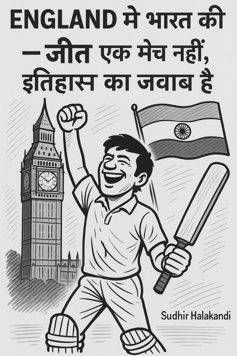 भारत ने इंग्लैंड को इंग्लैंड में हराया - इस जीत का अलग ही मजा है लगता है जैसे हमने पुरानी ईस्ट इंडिया कंपनी के लोगों को हराया है 🧑‍🎤🧑‍🎤