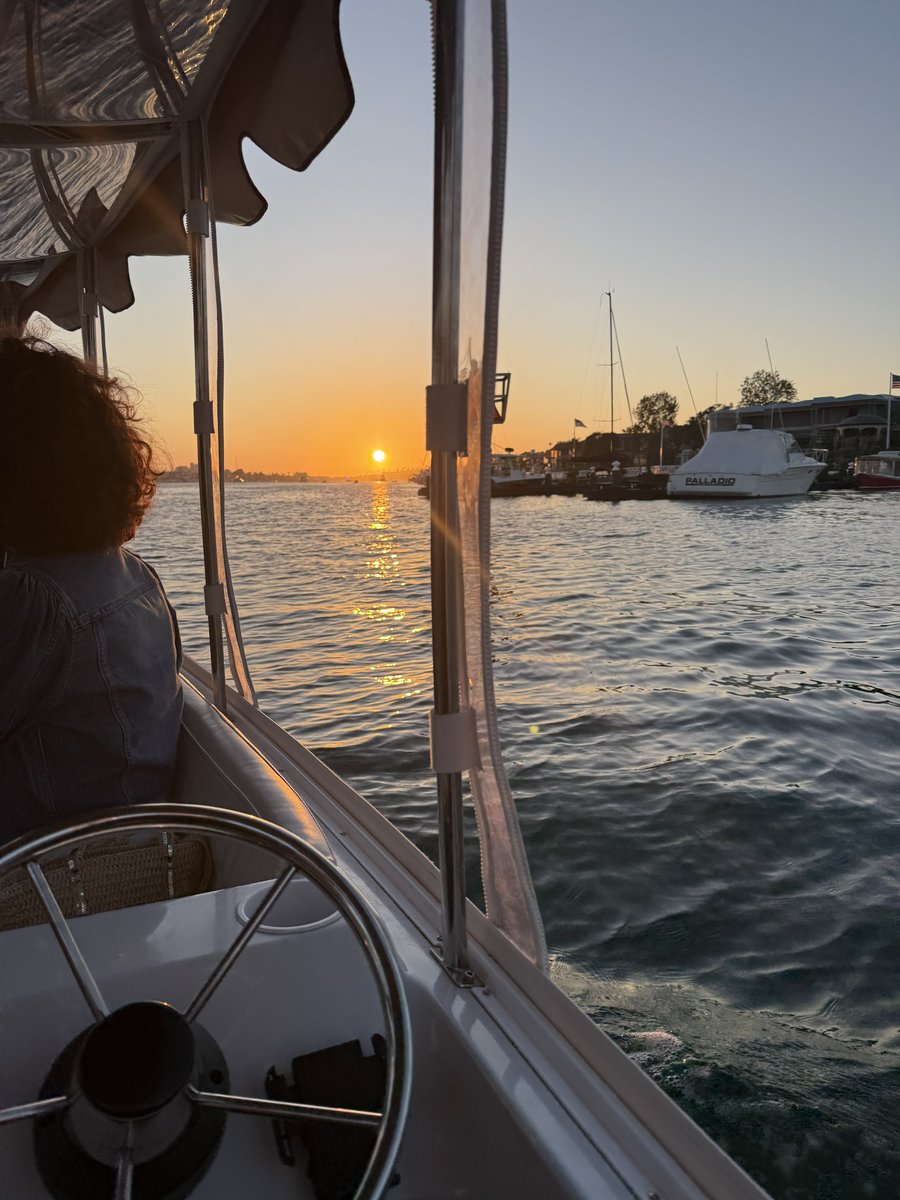 on a boat with a bunch of drunk white moms life is good