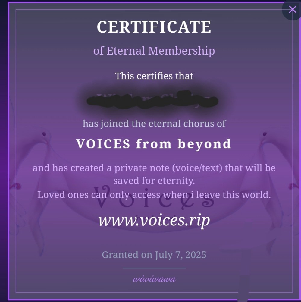voices_rip's tweet photo. Life is unpredictable. Dont die with your untold stories. Record/write anything for your loved ones to read wen you are gone. These will be released only when you die. Voices from Beyond, created with love on @lovable . https://t.co/s9J9joAdGb