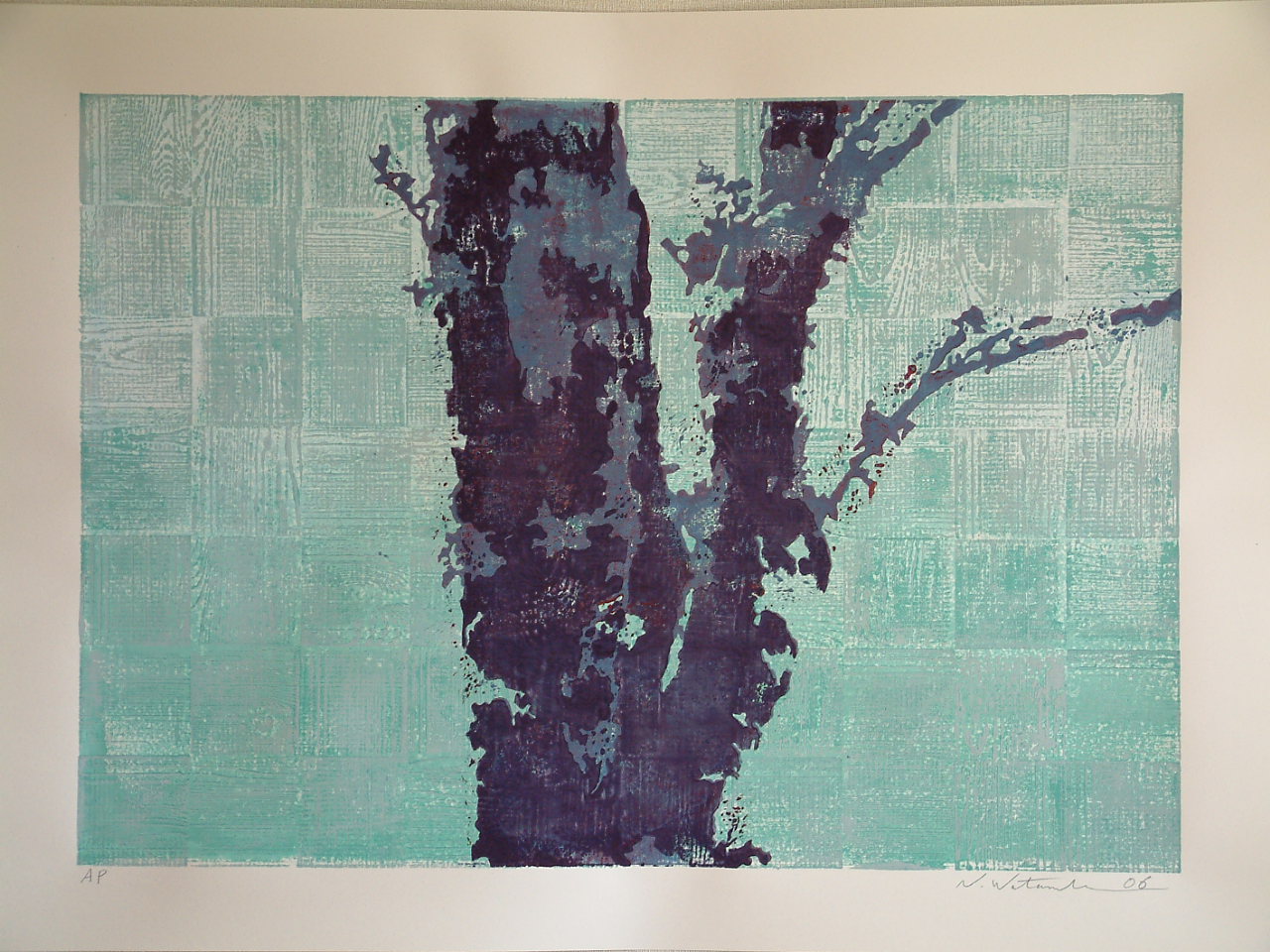 アート原画 『reexamine』30×40 現代アートk.m 2023年7月製作＊】雷神（F3号） 風神雷神 現代アート
