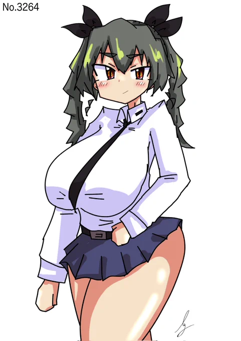 [ちらっアンチョビ] #1日1ドゥーチェ